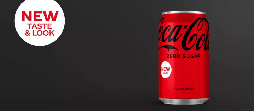 A COCA-COLA REVELA UM NOVO DESIGN OUSADO E MINIMALISTA